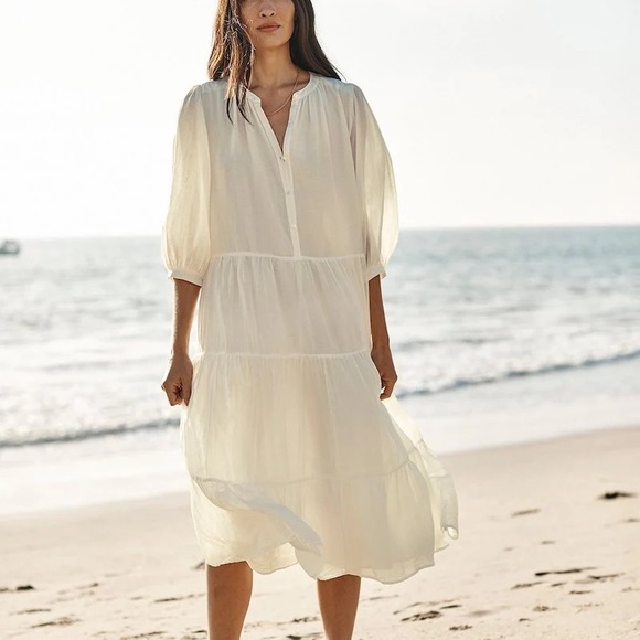 Dresses & Skirts - Velvet Jacqueline Puff Sleeve Dress